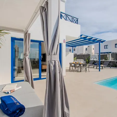 Villa Kalandraka Close To Marina, Sea Views, Ac, Heated Pool Playa Blanca (Lanzarote)